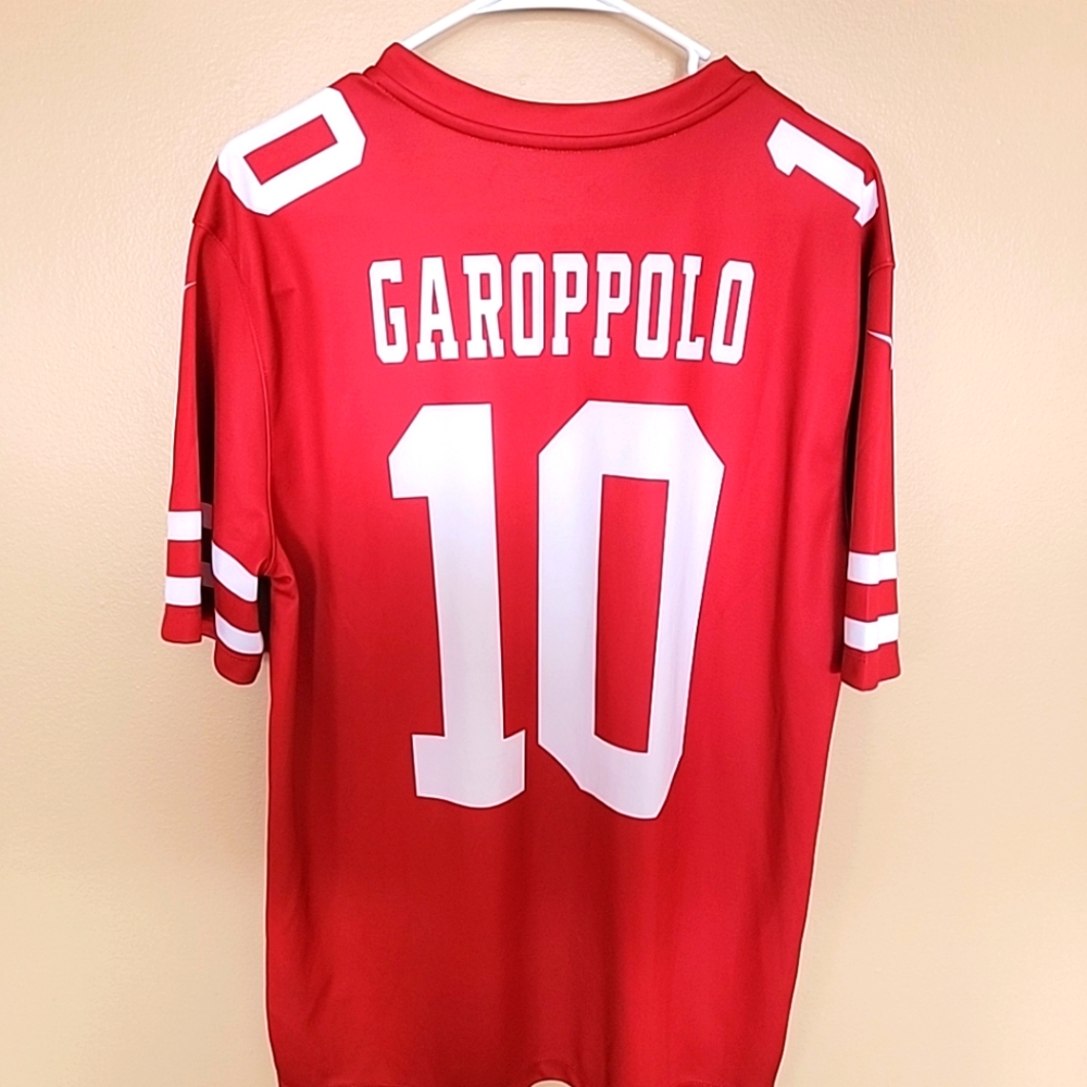 #10 Jimmy Garoppolo San Francisco 49ers Nike On-Field Dri-fit Jersey. Mens M